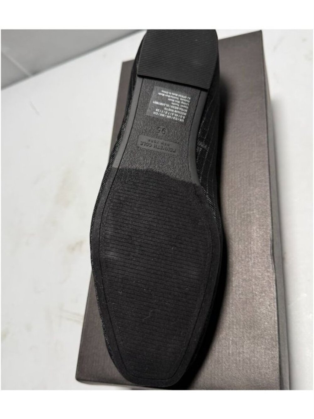 Kenneth Cole New York Womens Myra Square Toe Ballet Flats Black Size 9.5 NEW - Picture 6 of 7